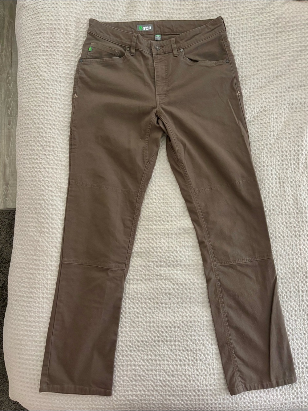 Stio Men's Brown Canvas Rivet Utility Pants, like new